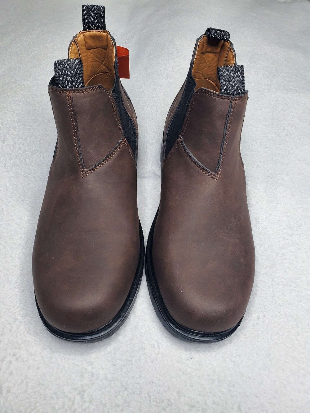Deer Stags Brock Jr Brown Leather Chelsea Ankle Boots - Picture 4 of 10
